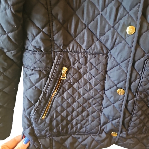 Cat & Jack navy quilted barn jacket sz XL - Picture 4 of 5